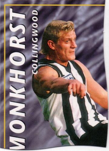 1995 Bewick Enterprises AFLPA Football Quarters #27 Damian Monkhorst Front